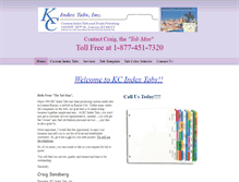 Tablet Screenshot of kcindextabs.com